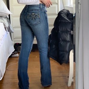 Guess bootcut low rise jeans y2k